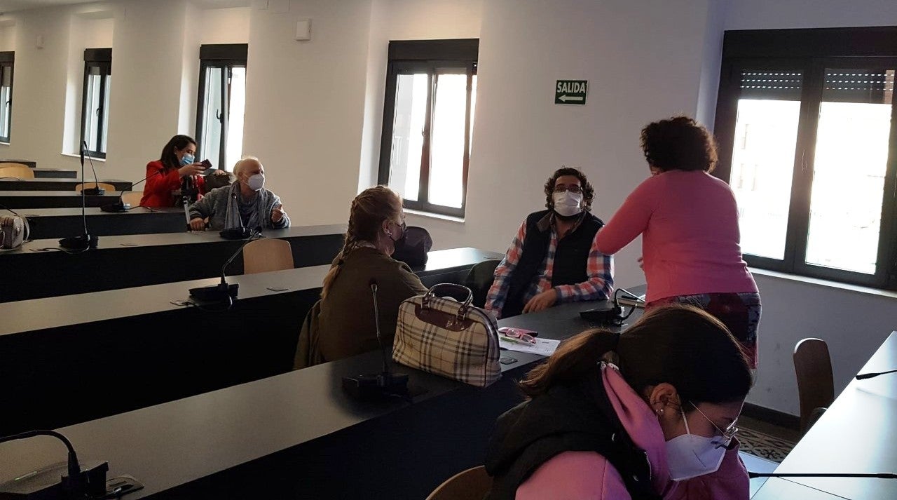 Jaime Vega en la reunión del Consejo Sectorial de la Mujer