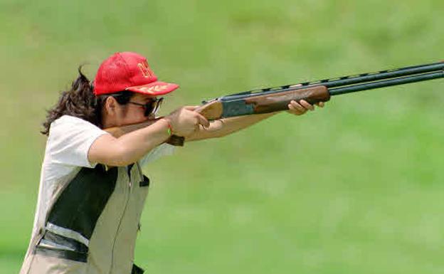 Zhang Shan, en una prueba. /Afp