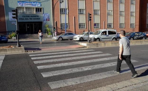 Paso de peatones donde se ha producido el atropello.: C.M.