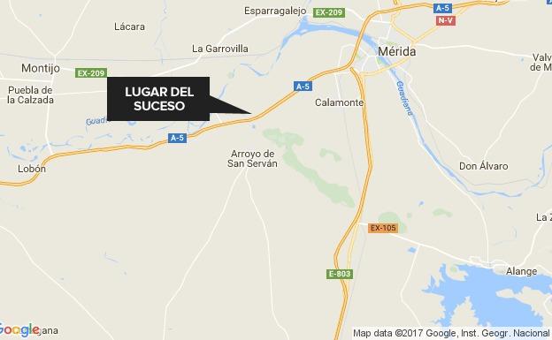 El accidente se ha producido en el kilómetro 352 de la A-5