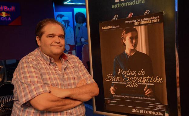 David Garrido, el director de la Filmoteca, el lunes en el COC./Casimiro Moreno
