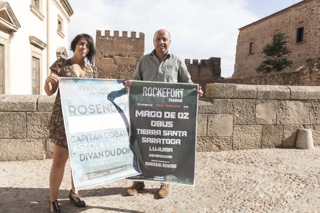 Presentación ayer de los dos festivales. :: j. rey/