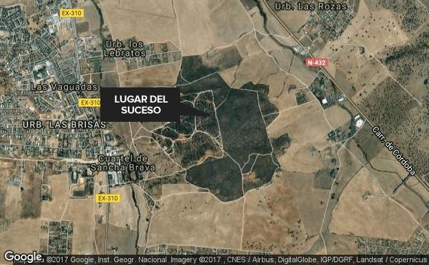 Localización aproximada del lugar del suceso.: GoogleMaps/
