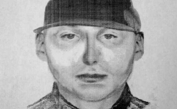 Retrato robot del detenido.