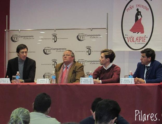 M.A. Silva, Fernando Masedo, Tomás Angulo y F. González. :: hoy/