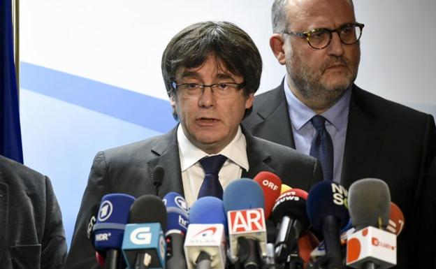 El expresidente de la Generalitat y candidato de Junts per Catalunya, Carles Puigdemont./AFP