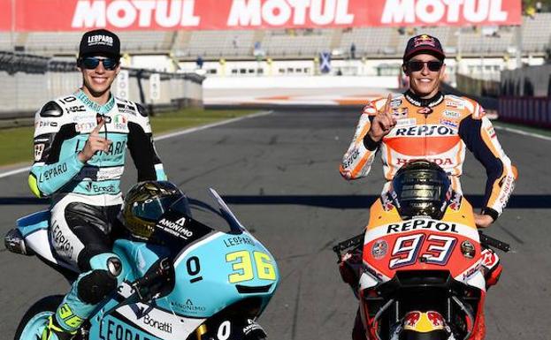 Joan Mir y Marc Márquez./Afp