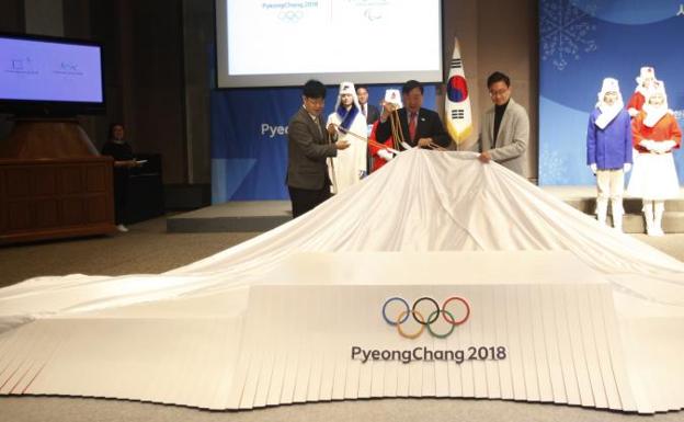 Ceremonia de lanzamiento de los Juegos Olímpicos de Pyeongchang. /EFE