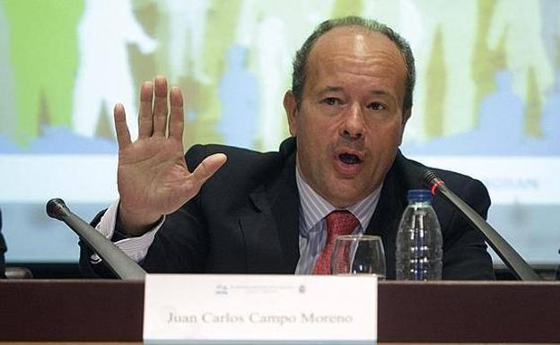 Juan Carlos Campo, durante una conferencia pronunciada en Cádiz./La Voz Digital
