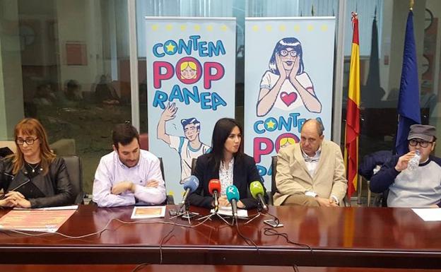 Un momento de la presentación del programa del festival./HOY