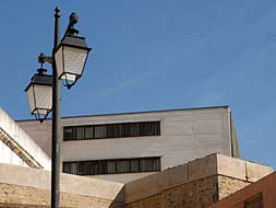 Imagen del 'cubo' de Biblioteconomía./HOY/