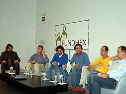 Mesa redonda durante la sesión de tarde en las jornadas de Ocio inclusivo.|CEDIDA/