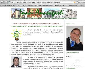 Anasagasti 'se pica' con el presidente en la Red