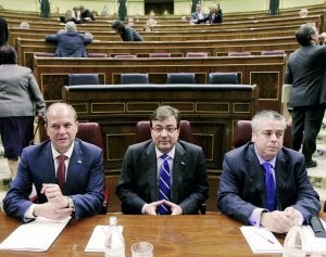 Monago, Vara y Amor en el Congreso de los Diputados. :: HOY/