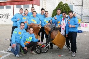 Miembros de la candidatura ganadora de la Juventud Cauriense. :: KARPINT/