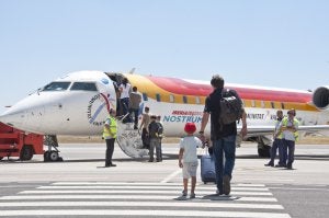 'Overbooking' aéreo en Badajoz