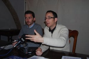 Julio Bravo y Daniel Casado, en la presentación. :: JSP/
