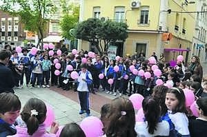 Globos rosas con deseos