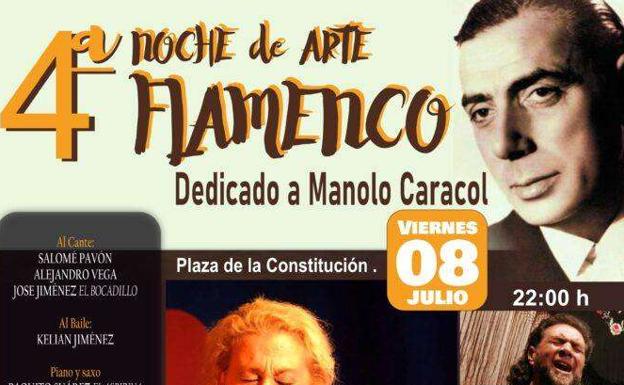 Cuarta noche de arte flamenco dedicada a Manolo Caracol