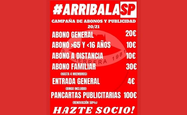 El S.P. Herrera lanza la campaña de abonos y publicidad 2020/2021