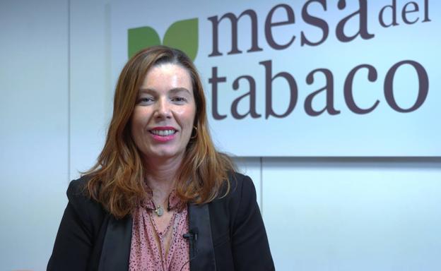 Águeda García-Agulló, presidenta y directora general de la Mesa del Tabaco /HOY