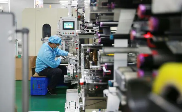 Fábrica de baterías en China 