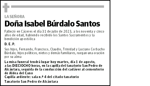 Isabel Búrdalo Santos