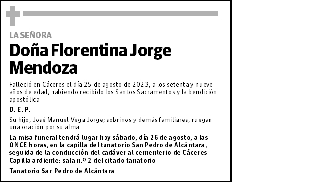 Florentina Jorge Mendoza