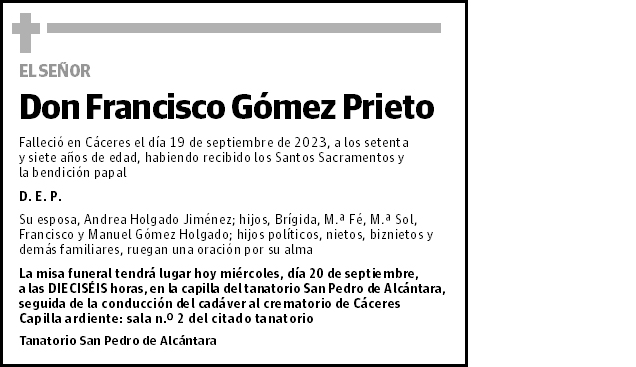 Francisco Gómez Prieto