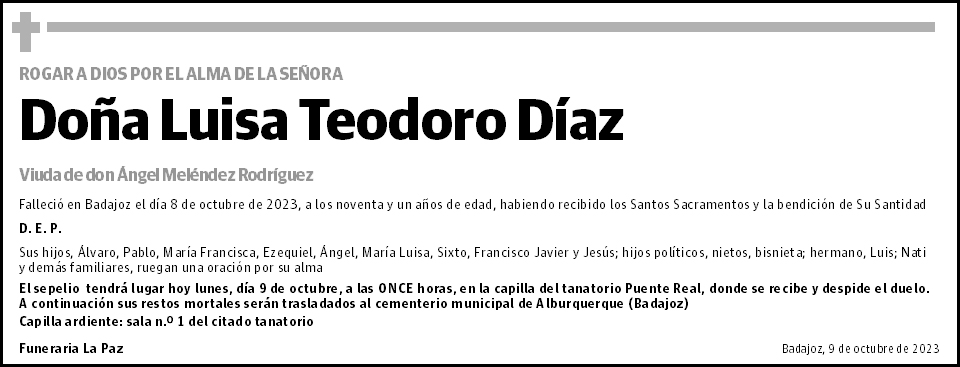 Luisa Teodoro Díaz