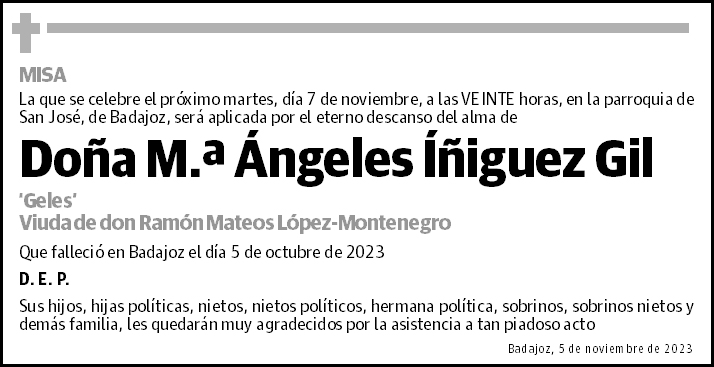 M.ª Ángeles Íñiguez Gil