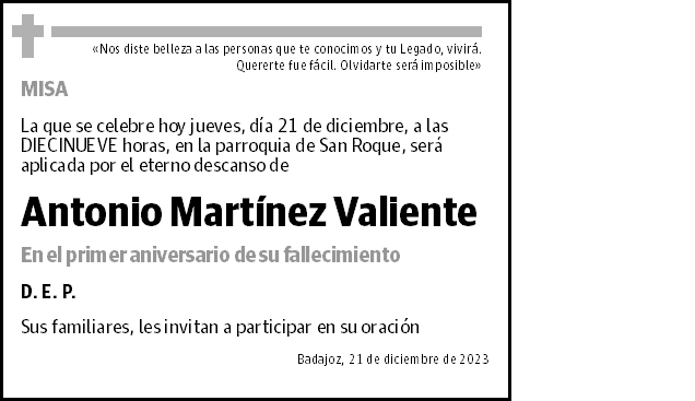 Antonio Martínez Valiente