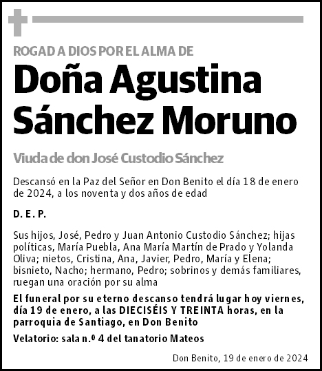Agustina Sánchez Moruno