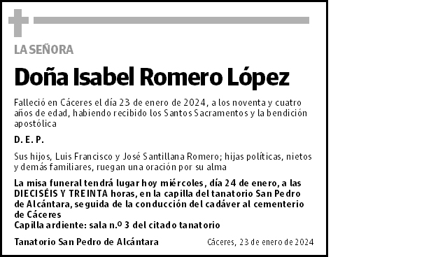 Isabel Romero López