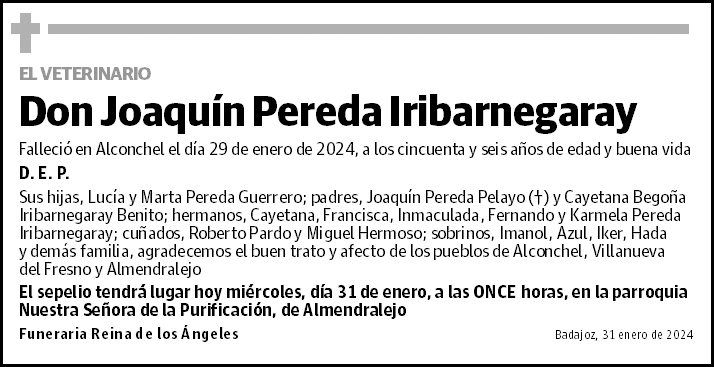 Joaquín Pereda Iribarnegaray