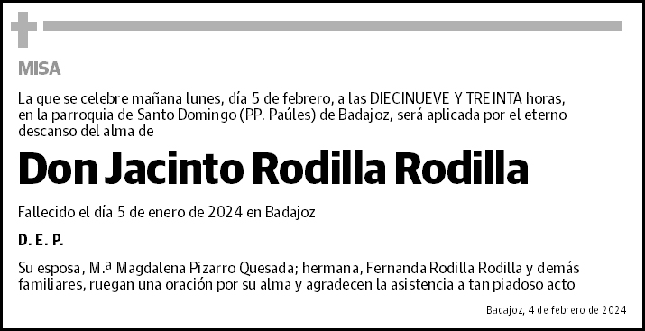 Jacinto Rodilla Rodilla