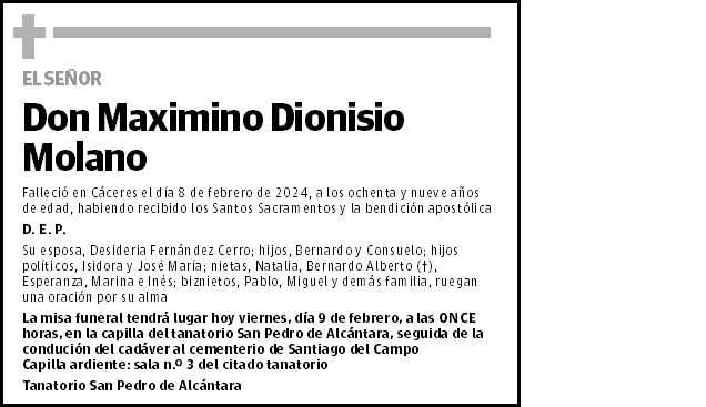 Maximino Dionisio Molano