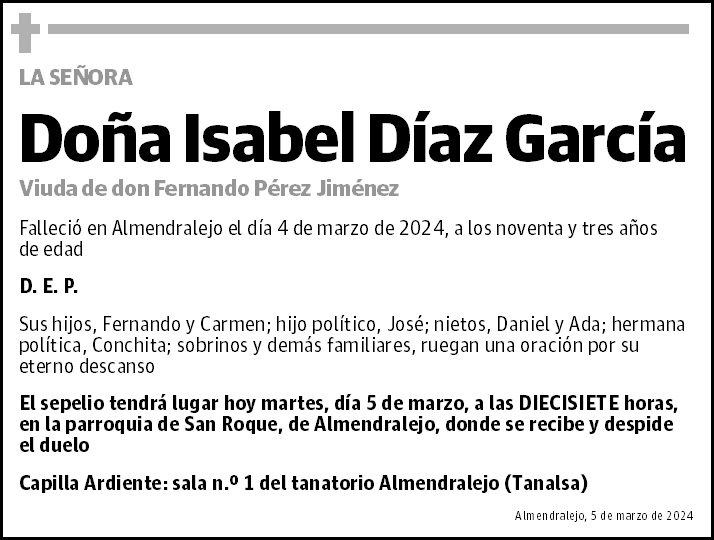 Isabel Díaz García
