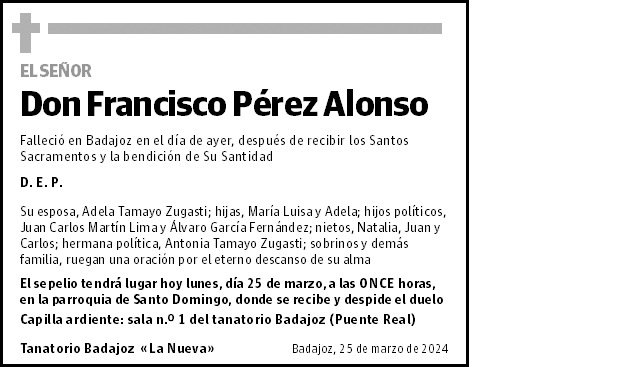 Francisco Pérez Alonso