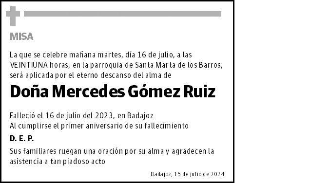 Mercedes Gómez Ruiz