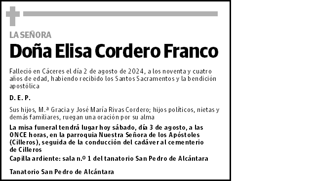 Elisa Cordero Franco