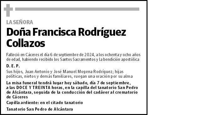 Francisca Rodríguez Collazos