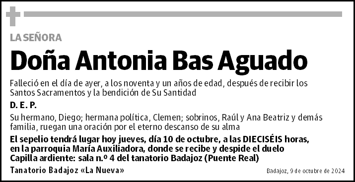 Antonia Bas Aguado