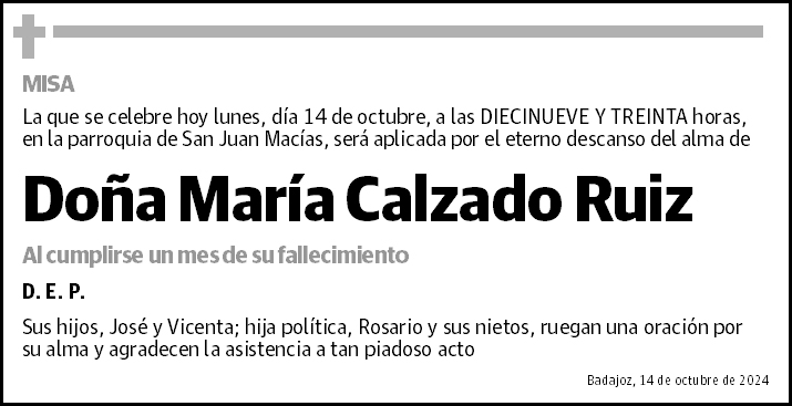 María Calzado Ruiz