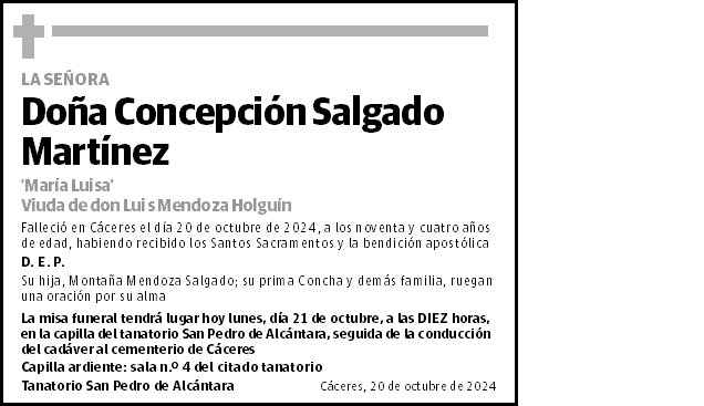 Concepción Salgado Martínez