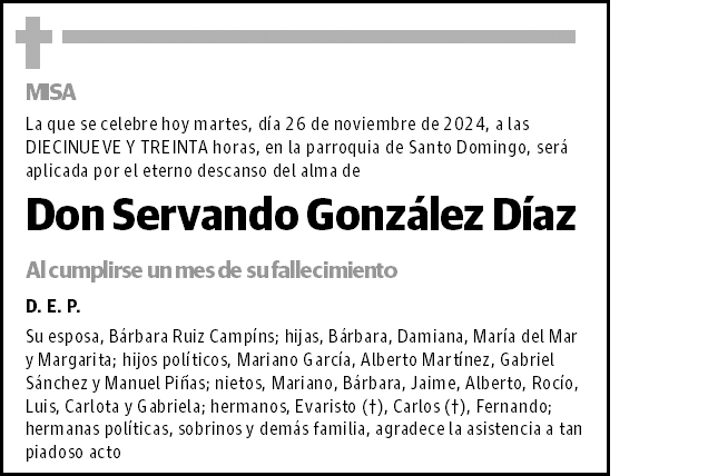 Servando González Díaz