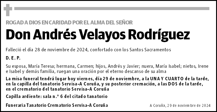 Andrés Velayos Rodríguez