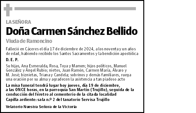 Carmen Sánchez Bellido
