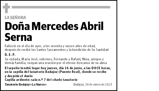 Mercedes Abril Serna