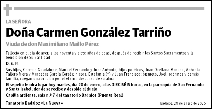Carmen González Tarriño